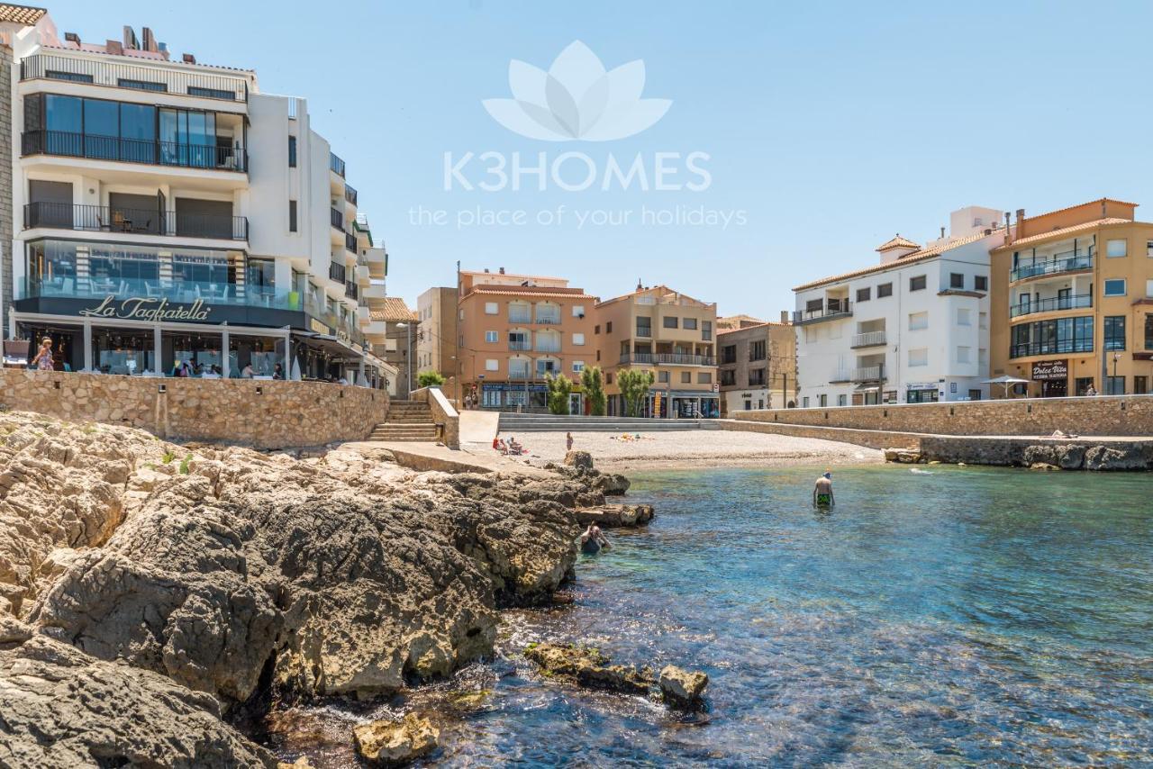 Apartamento Melissa Con Terraza L' Escala Bagian luar foto