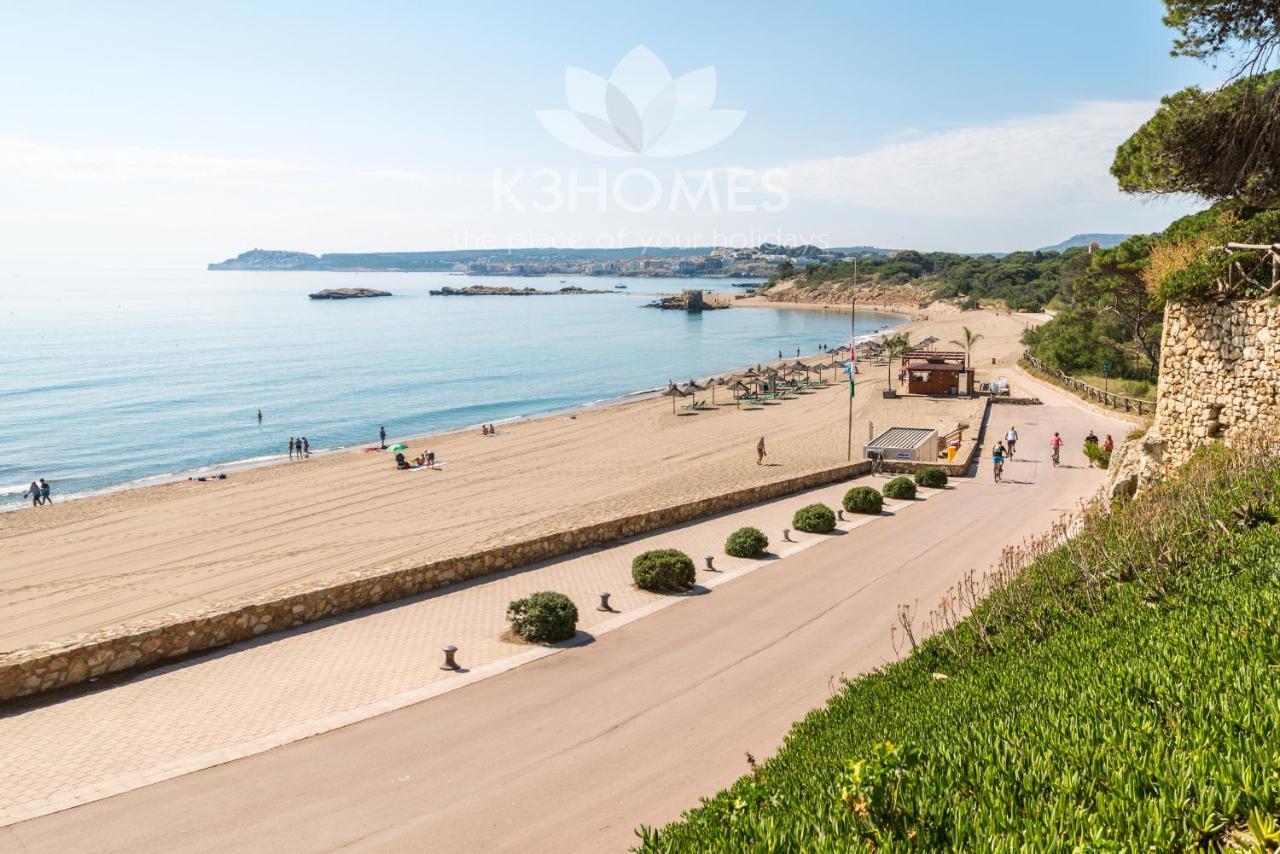 Apartamento Melissa Con Terraza L' Escala Bagian luar foto